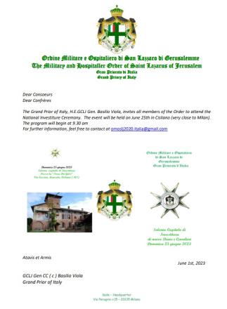 Italy investiture 0623